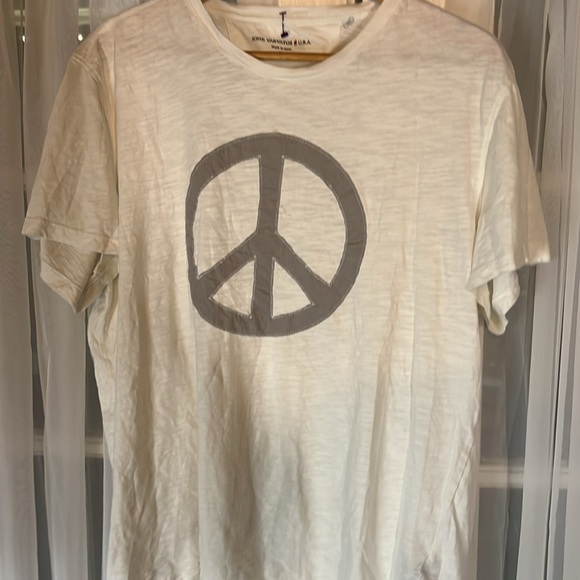 John Varvatos Star USA Peace Sign Symbol Graphic Tee Men’s X-Large T-shirt XL - Picture 6 of 11